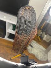 Load image into Gallery viewer, Custom box braid full lace wig
